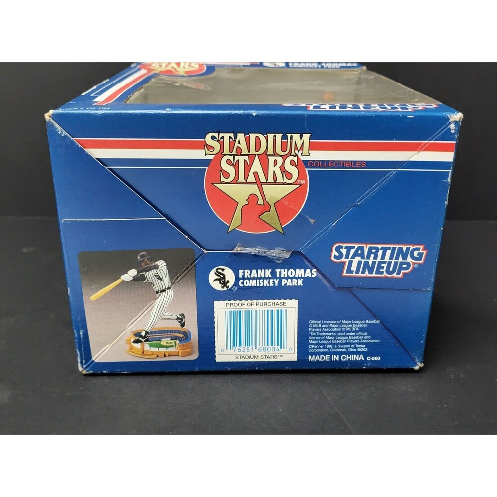 Frank Thomas 1992 Figurine "COMISKY PARK BASE" STADIUM STARS STARTING LINEUP - Picture 7 of 10